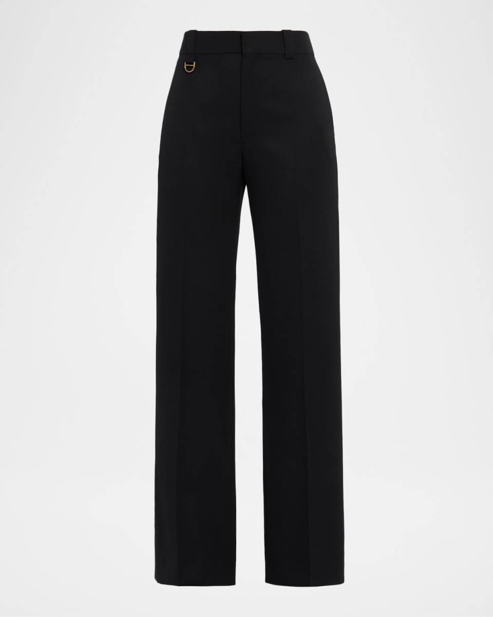 Tailored Stretch Wool Trousers